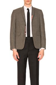 Thom Browne Classic Blazer In Gray