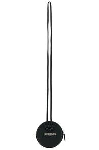 Jacquemus Leather Neck Wallet In Black