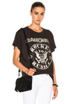 Madeworn Ramones Rocket To Russia With Nailheads Tee In Black