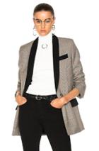 Stella Mccartney Vicky Jacket In Black,checkered & Plaid