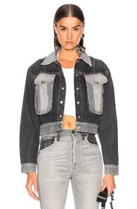 Jean Atelier Veroniqua Jacket In Black,gray