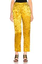 Sies Marjan Willa Cropped Pant In Yellow