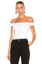 Dolce & Gabbana Corset Top In White