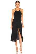 Alice Mccall Oscar Rouched Midi Dress In Blue,polka Dots