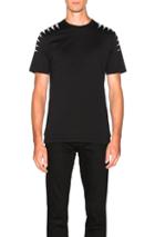 Neil Barrett Thunderbolt Shoulder Shirt In Black