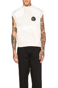 J.w. Anderson Oversized Patchwork Tank In Neutrals,white