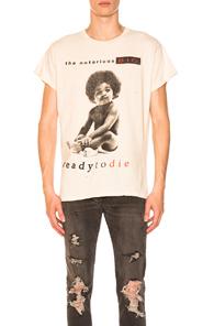Madeworn For Fwrd Big Ready To Die Tee In White