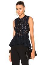 Lover Charlotte Fit And Flare Top In Blue