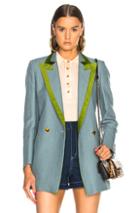 Blaze Milano Midday Sun Everyday Double Breasted Blazer In Blue