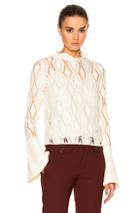 See By Chloe Bell Sleeve Sweater In Neutrals