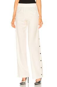 Maison Margiela Stretch Wool Gabardine Pants In White