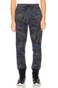 Valentino Sweatpants In Blue,camo