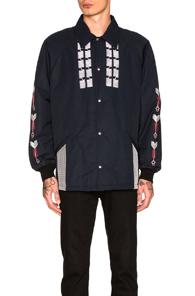 Lanvin Embroidered Jacket In Blue