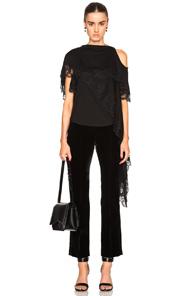 Givenchy Reversible Asymmetrical Top In Black