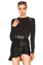 Isabel Marant Etoile Klee Regular Cropped Sweater In Gray