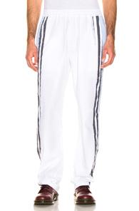 Vetements Track Pants In Blue,stripes,white