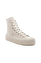 Ann Demeulemeester High Top Sneakers In Gray