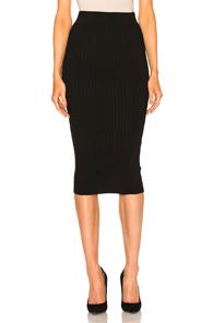 Cushnie Et Ochs Crisscross Waistband Pencil Skirt In Black