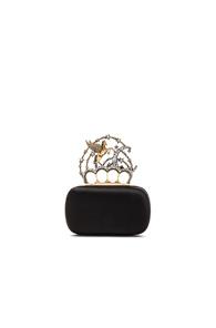 Alexander Mcqueen Seasonal Clutch In Black