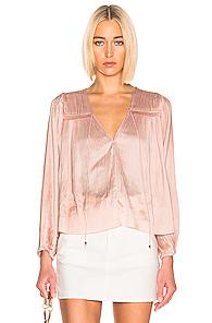 Ulla Johnson Tania Blouse In Pink