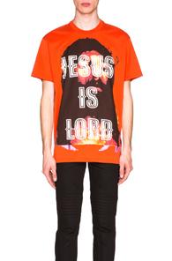 Givenchy Jesus Tee In Orange