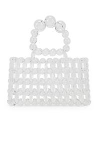 Cult Gaia Acrylic Cora Bag In White