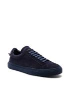 Givenchy Tonal Suede Urban Tie Knot Sneakers In Blue