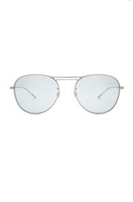 Oliver Peoples Cade Sunglasses In Metallics