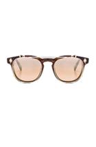 Garrett Leight X Mark Mcnairy Valdese 46 In Brown,animal Print