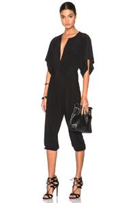 Norma Kamali Rectangle Jog Jumpsuit In Black