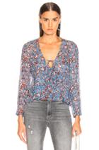Iro Gosh Top In Abstract,blue