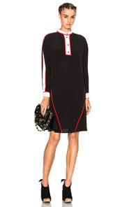 Kenzo Silk Dress In Black