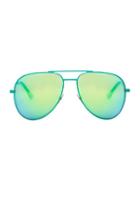 Saint Laurent Classic 11 Aviators In Green