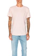 John Elliott Classic Curve Tee In Pink