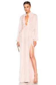 Roberto Cavalli Fil Coupe Dress In Pink