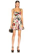 Dolce & Gabbana Multi Floral Poplin Dress In Floral,pink,red,white