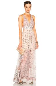 Etro Margot Dress In Pink,floral