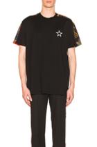 Givenchy Shoulder Detail T-shirt In Black