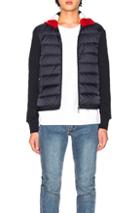 Moncler Full Zip Jacket In Blue