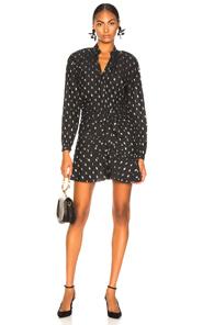 Veronica Beard Alia Dress In Abstract,black,metallic