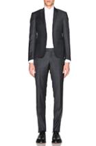 Thom Browne High Armhole Twill Suit In Gray
