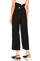 Jacquemus High Waisted Pant In Black