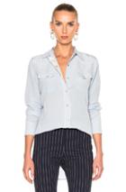 Rag & Bone Jesse Blouse In Blue