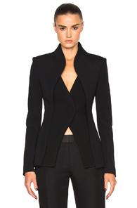 Brandon Maxwell Layer Suit Jacket In Black