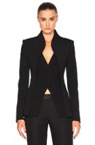 Brandon Maxwell Layer Suit Jacket In Black
