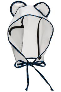 Maison Michel Lara Pocket Rain Mat Cap In White