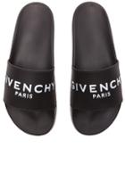 Givenchy Polyurethane Slide Sandals In Black