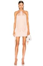 Stella Mccartney Fringe Dress In Pink