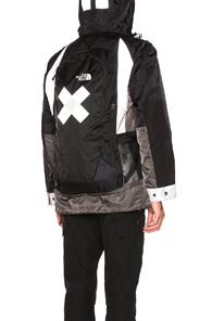 Junya Watanabe X The North Face Trail Pack Parka In Black,gray