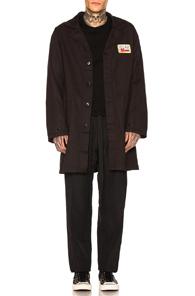Visvim Peerless Service Coat In Black